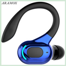 Bluetooth 5.2 ørepropper med ladeetui, ergonomisk hodesett for samtaler og datamaskinbruk