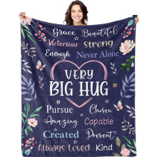 Coperta augurale pronta guarigione per donne, 60x80 pollici