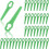 70 deler erstatningsblad i plast til Einhell GC-CT 18/24 Li, 83 mm gressklipperblad for gresstrimming 1