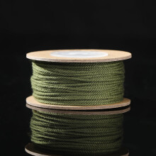 Twisted Cord Rope Decorative Trim for Crafts Army Green
