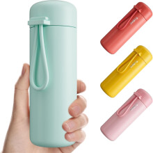 Mini insulated water bottle 200 ml leakproof with handle
