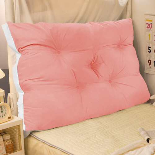 Bed Back Cushion with Removable Cover 23.6x19.7 Inch