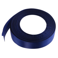 Solid Blue Dacron Ribbon for Decoration and Packing 10m