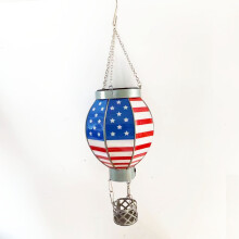 Solar-Powered Glass Bird Feeder with Polka Dots and Night