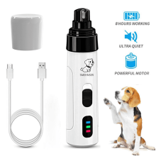 Electric Pet Nail Trimmer with LED and 2-Speed Charging