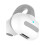 Bluetooth Clip-On Headset Single Earpiece for Truckers and 1