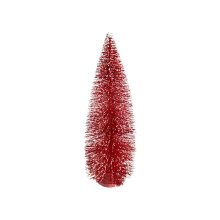 Christmas miniature pine tree tabletop decoration red