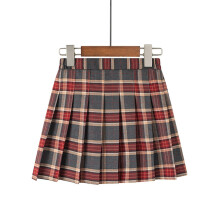 Girls Pleated Skirt Solid Color Four-Season Leggings Skirt