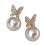 Glittering Pearl Dangle Earrings for Women 5