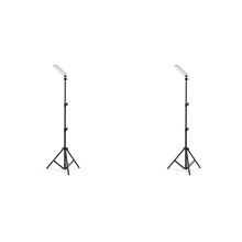 2X Portable Camping Light with 1.8M Adjustable Telescopic Rod LED Selfie Light Photography Light with Tripod for Camping