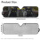 Foldable Windshield Sun Shade for Jeep 5