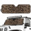 Jeep Wrangler Windshield Sun Shade UV-Blocking Brown 2