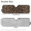 Jeep Wrangler Windshield Sun Shade UV-Blocking Brown 6