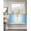 Light Blue White Gradient Sheer Curtains 52x54 Rod Pocket 2