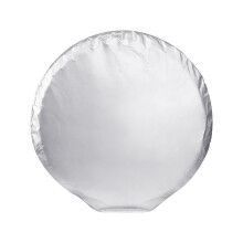 Silver Car Tire Cover for Spare Wheel, Waterproof