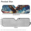 American Flag Eagle Windshield Sun Shade for Jeep Wrangler 5