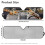 Giraffe Driving Windshield Sunshade for Jeep Wrangler 6