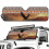 Aztec Eagle Windshield Sun Shade for Jeep JK JL JT 2