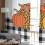 Leopard Pumpkin Sheer Curtains Black White Plaid Voile 4