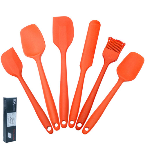 Silicone Spatula Set Food-Grade 6-Piece 2