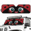 Ladybug Big Eye Foldable Windshield Sun Shade for Jeep & 2