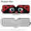 Ladybug Big Eye Foldable Windshield Sun Shade for Jeep & 5