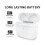 Θήκη ασύρματης φόρτισης για AirPods 4, θύρα USB C Compact, λευκό προστατευτικό κάλυμμ 2