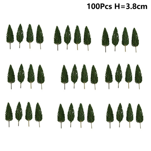 Model Pine Trees 38mm N Scale Railroad Landscape 100 pcs 1