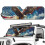 American Flag Eagle Windshield Sun Shade for Jeep Wrangler 2