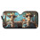 Foldable Car Sunshade Hawaiian Giraffe Hibiscus Design 1 2