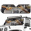 Giraffe Driving Windshield Sunshade for Jeep Wrangler 2