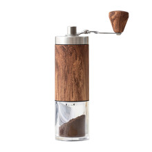 Moulin à café manuel portable en acier inoxydable avec
