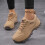 Gelbe Strick-Sneaker mit niedrigem Schaft, Größe 39 1