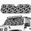 Cow Print Windshield Sun Shade for Jeep Wrangler Compass 2