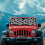 Cow Print Windshield Sun Shade for Jeep Wrangler Compass 3
