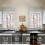 Pink Branches Kitchen Curtain Valance Set 36 inch 4