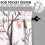 Pink Branches Kitchen Curtain Valance Set 36 inch 5