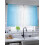 Light Blue White Gradient Sheer Curtains 52x54 Rod Pocket 5