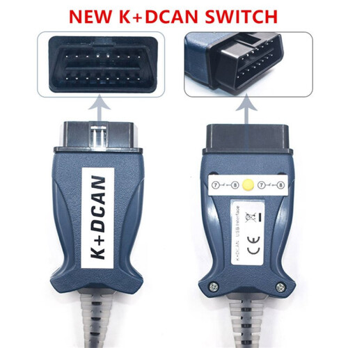 2X for  K DCAN K+CAN FTDI Chip for  OBD2 Auto Car Diagnostic Tools OBD 2 Scanner  USB Interface Cable
