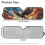 Jeep Wrangler JK JL Windshield Sun Shade UV Blocking 6
