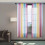Rainbow Ombre Sheer Curtains Semi-Sheer Panel Set of Two 6