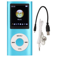 Slimmad MP3-spelare, 1,8-tums LCD-skärm i aluminiumlegering