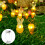 Luci a LED a forma di coniglietto pasquale in rame 1