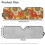 Foldable Hippie Flower Windshield Sun Shade for Jeep 7