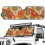 Foldable Hippie Flower Windshield Sun Shade for Jeep 2