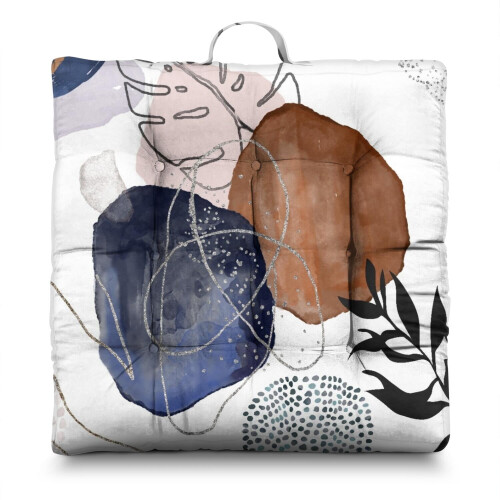 Vierkant vloerkussen 22 inch (56 cm) Nederlands fluweel boho
