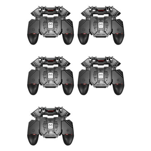 5X MEMO AK77 Game Trigger Phone Cooler Fan Game Controller Pubg Controller with Fan(1200MAh)