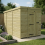 6 x 10 Pent Shed Tanalised (Single Door, No Windows) 1