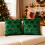 Ensemble de 4 housses de coussin pour la Saint-Patrick, 45 x 45 cm, vertes 6