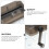 Manual Hand Shredder Black Desktop Paper Cutter 1 Pc 4